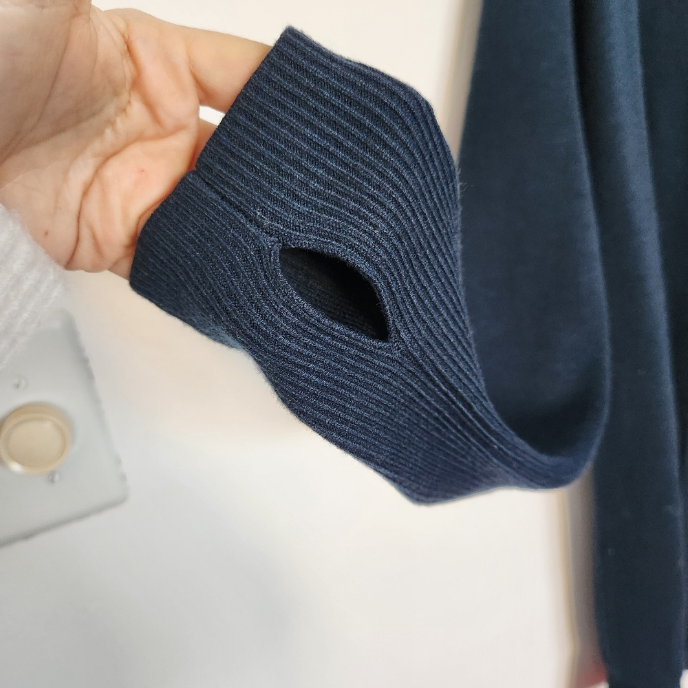 lululemon athletica Womens Open-Front Cardigan - Navy Blue - Picture 5 of 8